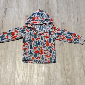 MEC Kids Woodland Adventure Hoodie - Red and Blue